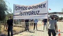 Güney’de çalışan Kıbrıslı Türkler meclis önünde eylem yaptı!