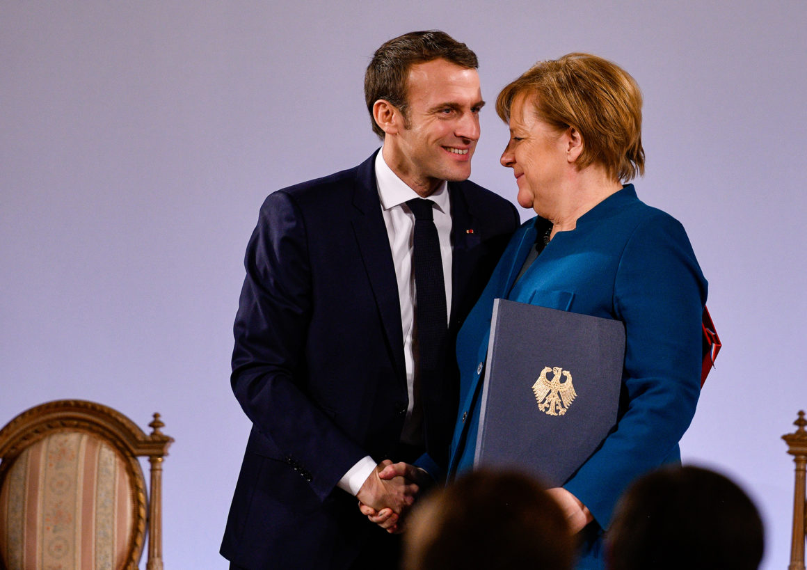 Merkel And Macron Sign Aachen Treaty