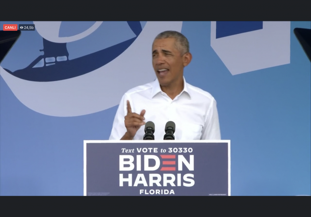 Obama’dan  Biden’a destek