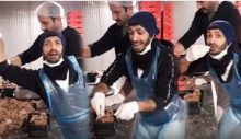Döner paketlerken vatandaşın sağlığını hiçe saydılar