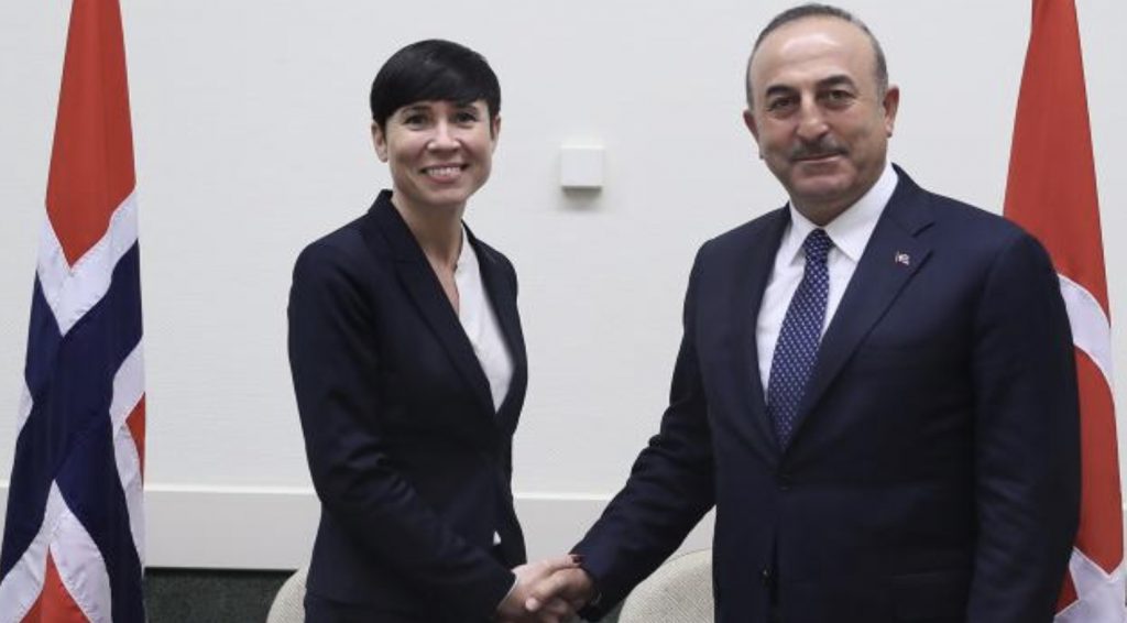 TC Dışişleri Bakanı Çavuşoğlu Norveçli mevkidaşı Soreide ile görüştü