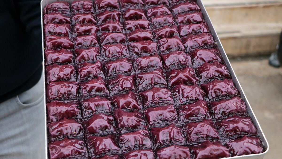 “Mor Baklava” siparişlerine yetişilemiyor