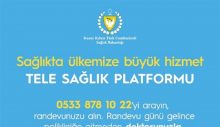Koronavirüs sürecinde “Tele Sağlık Platformu” hayata geçirildi