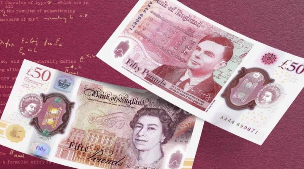 Yeni 50 sterlinlik banknot tasarımı ortaya çıktı