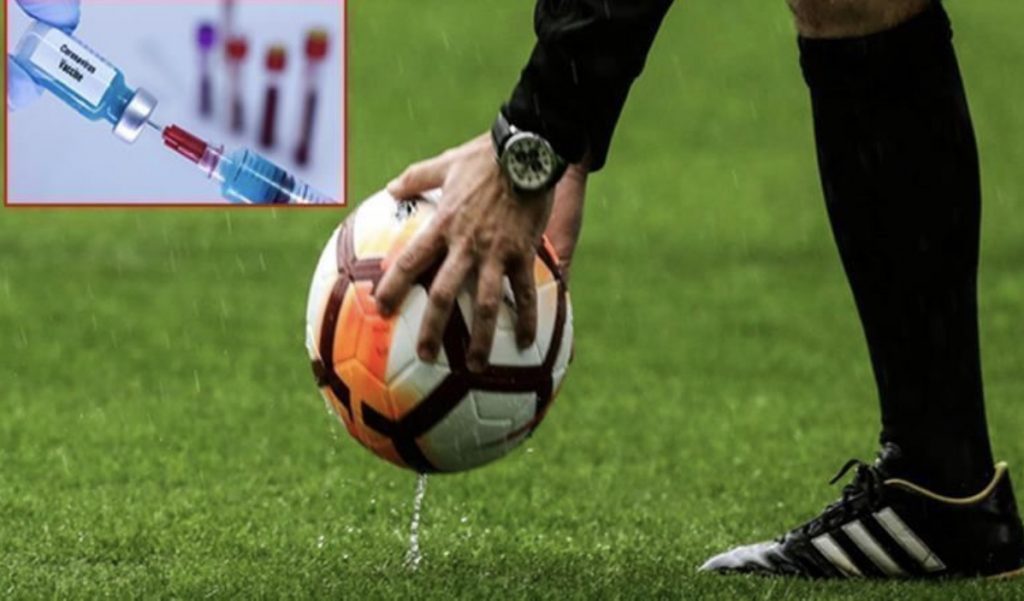 Maça gelen taraftarlara ücretsiz Covid-19 aşısı yapmaya başladı