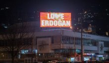 Saraybosna’dan ‘Love Erdoğan’ mesajı