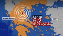 Yunanistan’da 6,2 şiddetinde deprem