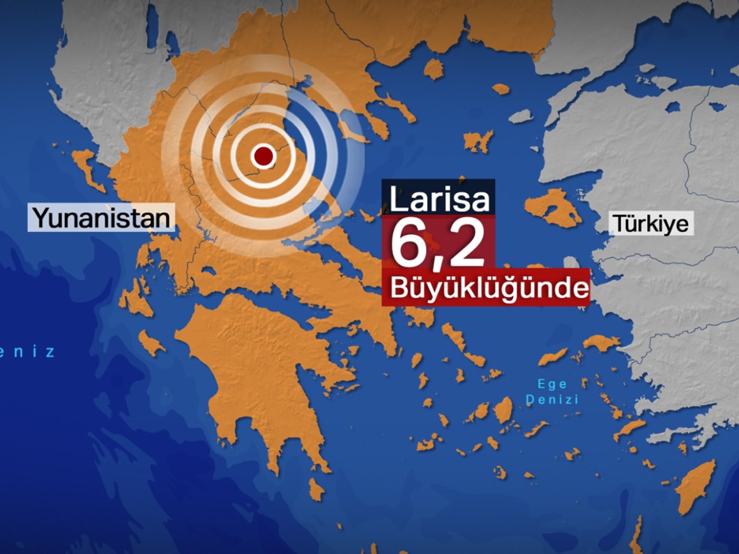 Yunanistan’da 6,2 şiddetinde deprem