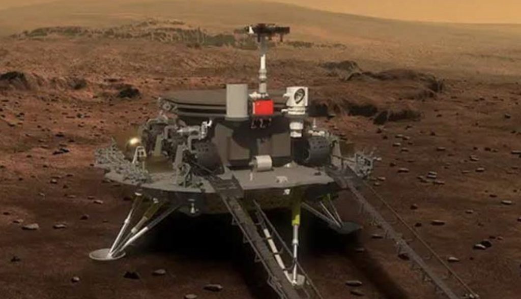 Üçüncü ülke oldu: Zhurong’un Mars’a iniş yaptı