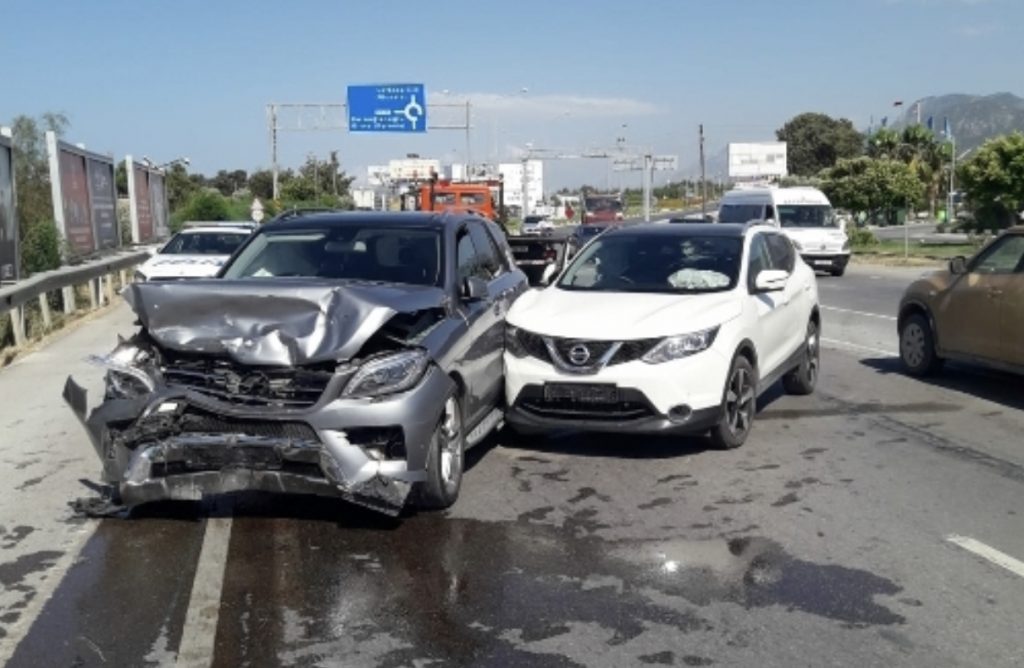 Girne – Alsancak yolunda kaza