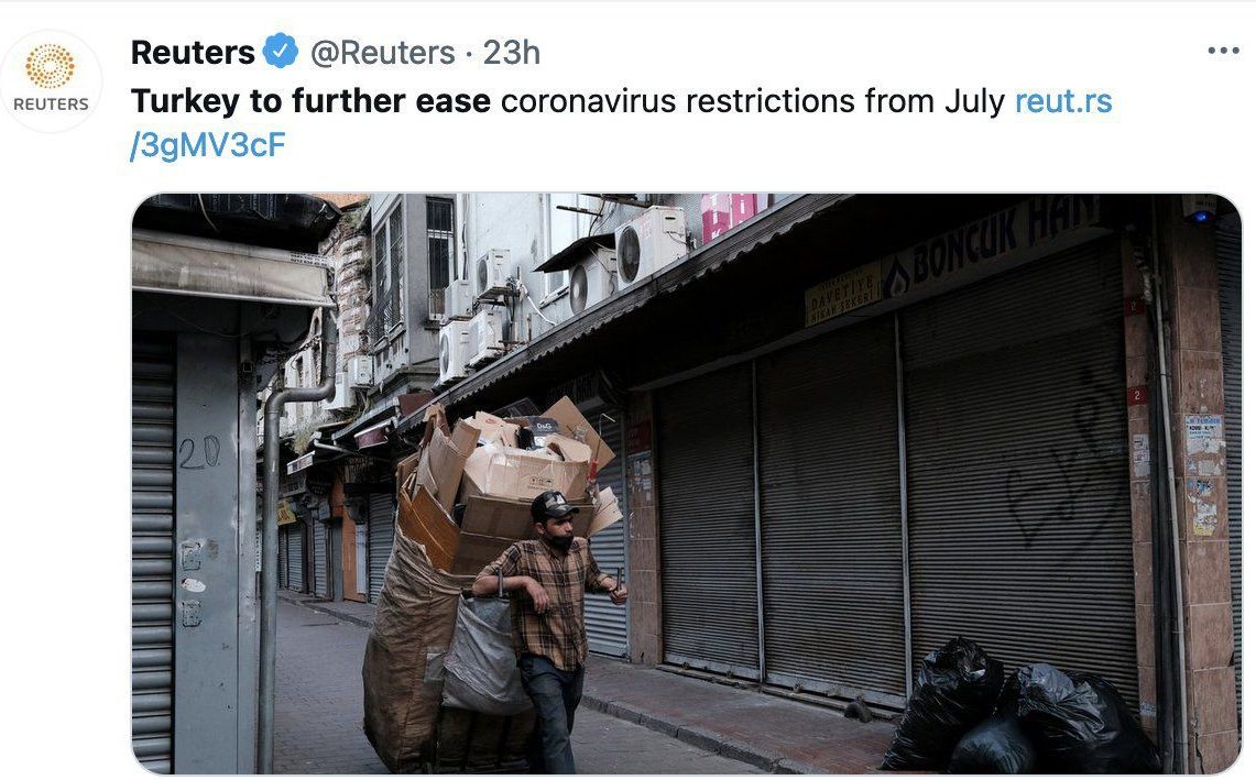 Reuters, Türkiye’yi kağıt toplayıcısı ile lanse etti