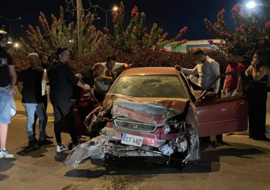 Erülkü Market yakınlarında trafik kazası!