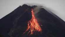 Endonezya’daki Merapi Yanardağı’nda hareketlilik
