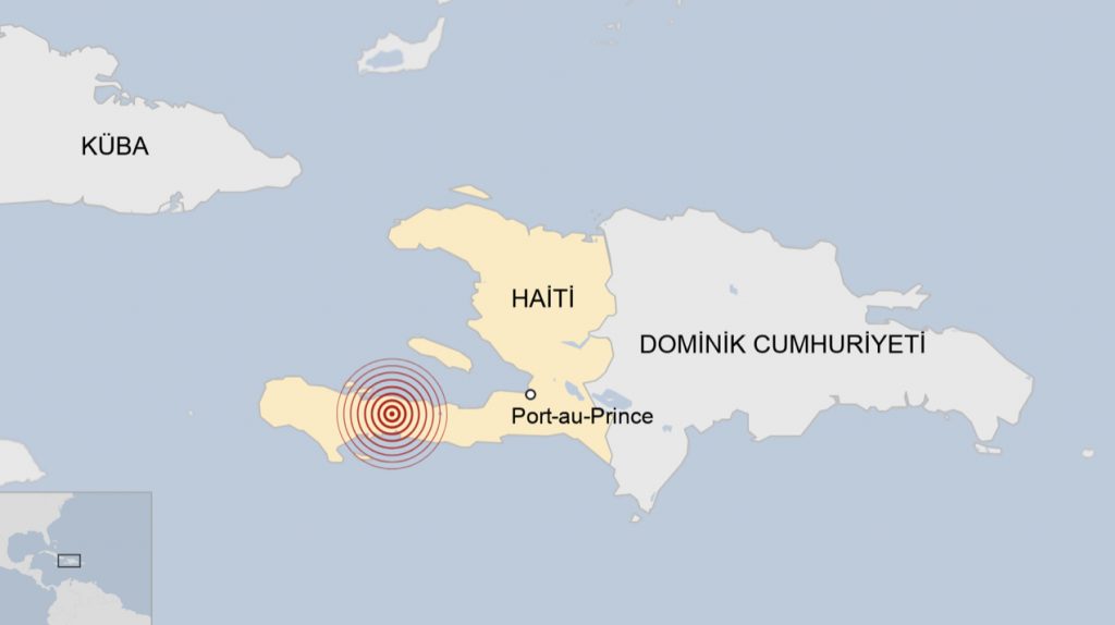 Haiti’de 7.2 büyüklüğünde deprem: En az 304 kişi hayatını kaybetti