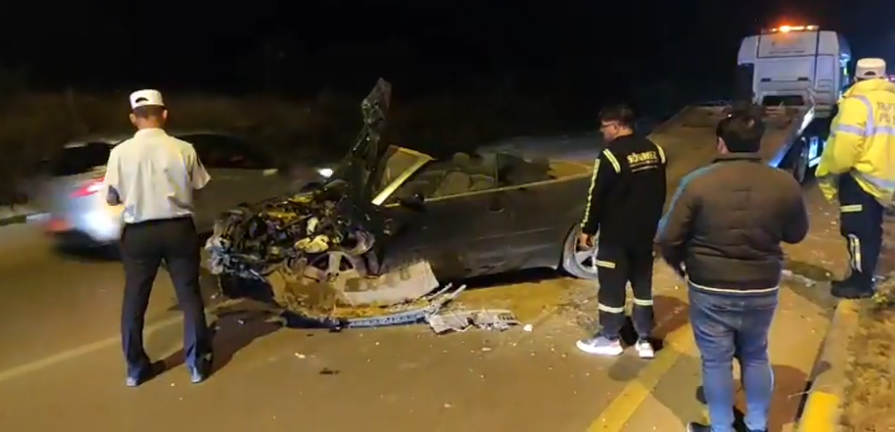 Kaza yerinden kaçtılar