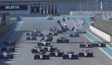 Formula Regional Asya Şampiyonası Abu Dhabi Grand Prix’inin start anında kaza