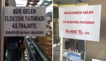 Faturalarını camlara asmaya başladılar