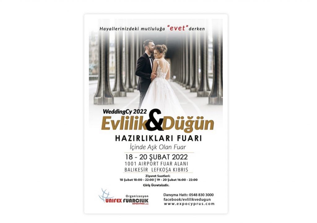 Evlilik ve Düğün Hazırlıkları Fuarı 18 Şubat’ta açılıyor