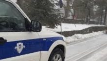 Trodos Dağları’na giden tüm yollar yoğun kar yağışı nedeniyle kapalı
