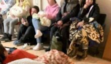 Ukrayna Kiev metro sığınağında bebek dünyaya geldi