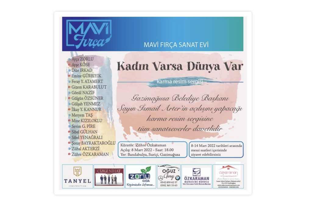 “Kadın Varsa Dünya Var” karma resim sergisi 8 Mart’ta açılıyor