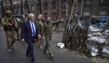 Johnson, Kiev’de Zelenskiy ile görüştü