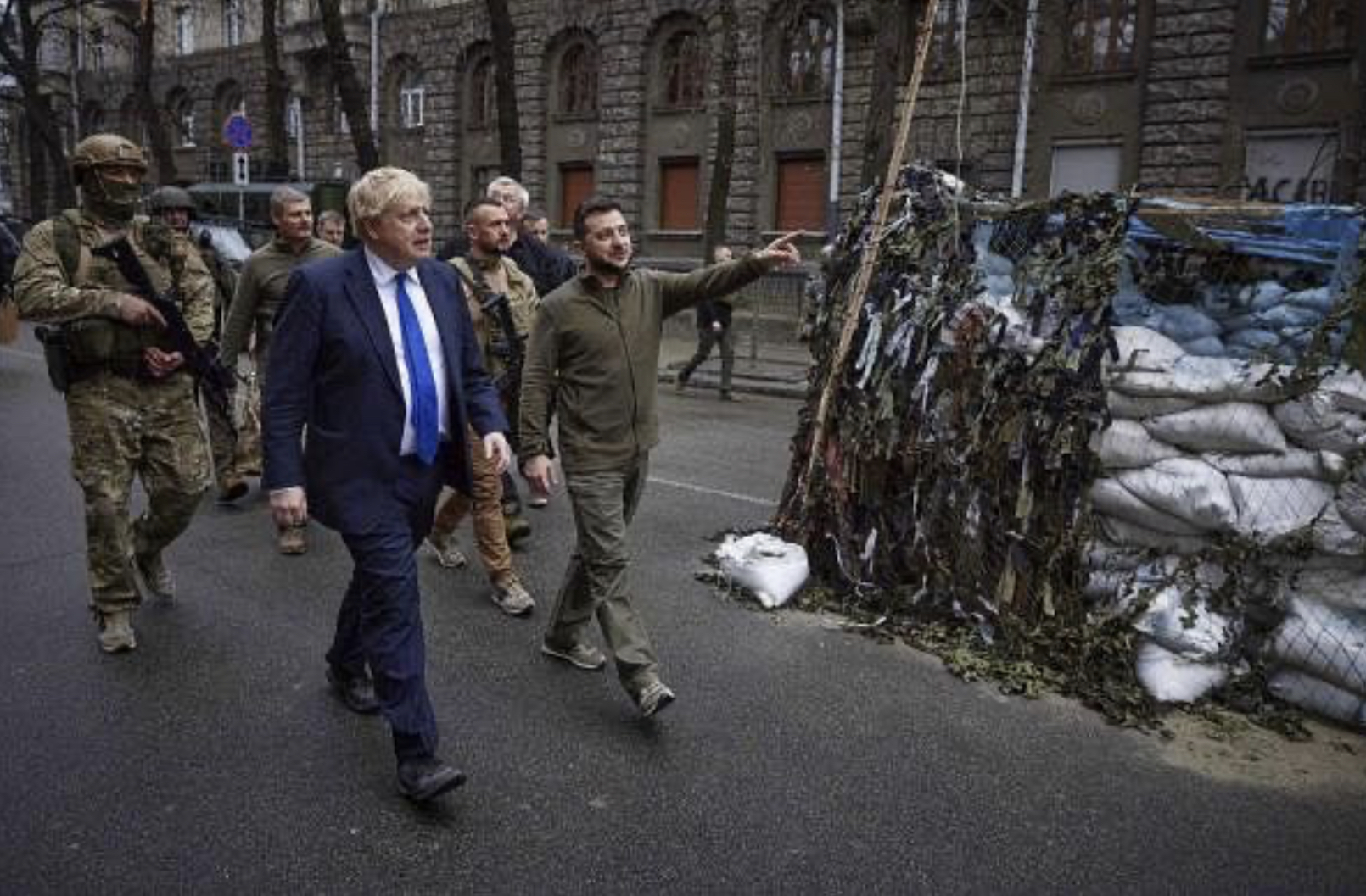 Johnson, Kiev’de Zelenskiy ile görüştü