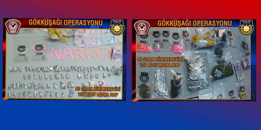 Girne’de Gökkuşağı Operasyonu: 4 tutuklu
