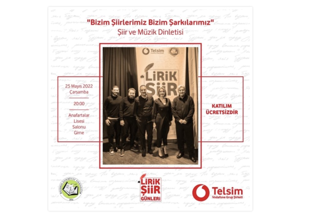 Lirik Şiir Grubu, Girne’de sahne alacak