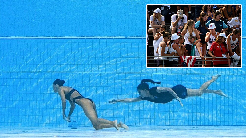 Su sporları şampiyonasında bayılan ABD’li yüzücü Anita Alvarez ölümden döndü