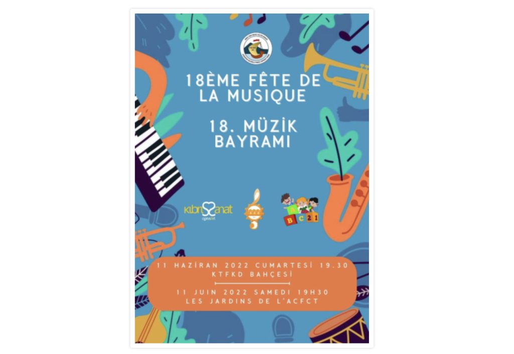 Kıbrıs Türk Fransız Kültür Derneği (KTFKD), “Müzik Bayramı”nı kutluyor