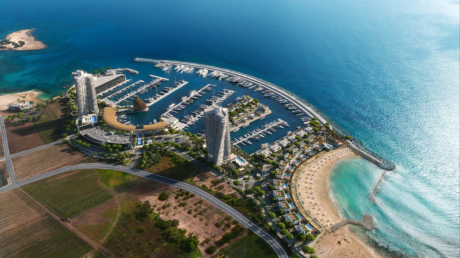 Ay Napa marinası açıldı