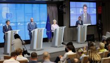 AB liderlerinden Ukrayna ve Moldova’ya “aday ülke” statüsü kararı