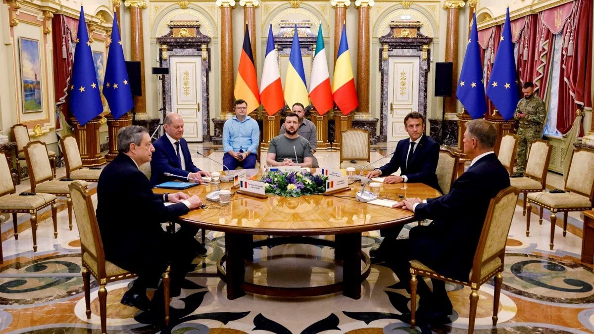Ukrayna’da önemli gün: AB’nin 4 lideri Kiev’de