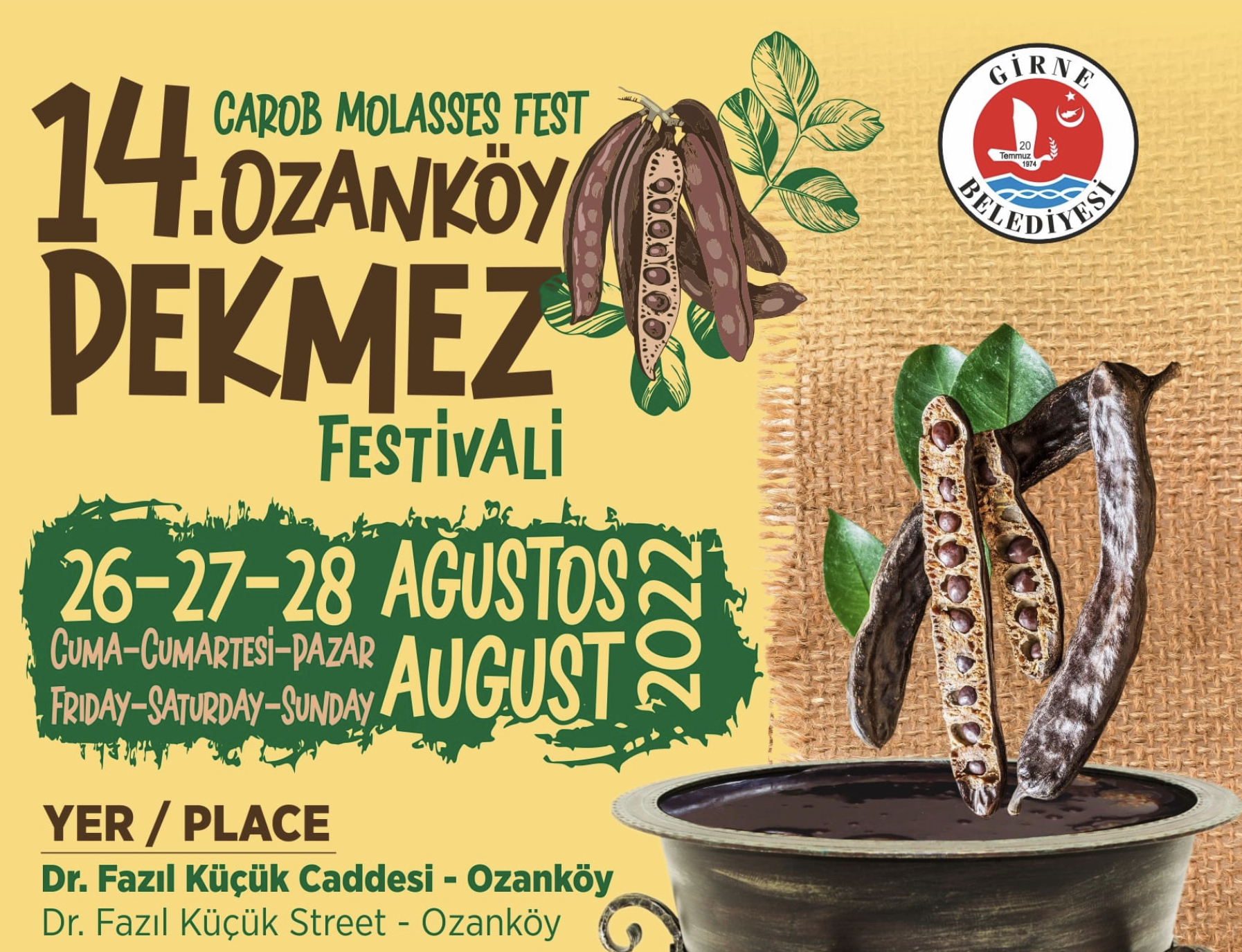 14. Ozanköy Pekmez Festivali Yarın Başlıyor