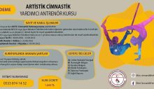 Cimnastikte, yardımcı antrenörlük kursu açılıyor