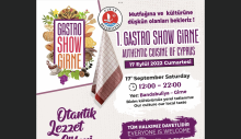 Girne Belediyesi ‘Gastroshow’ etkinliği düzenliyor