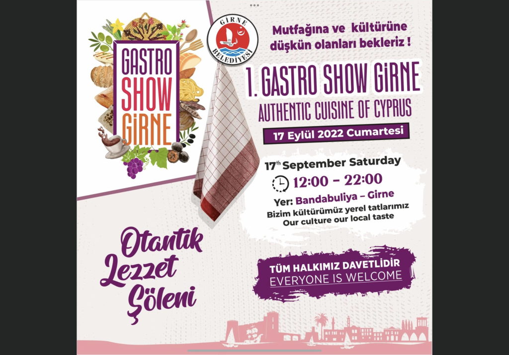 Girne Belediyesi ‘Gastroshow’ etkinliği düzenliyor
