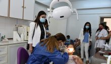 Özel gereksinimli çocuklara Trenyolu Polikliniği’nde pediatrik muayene, göz muayenesi ve diş muayenesi yapıldı