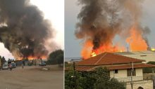 Mağusa Serbest Limanı Bölgesi’ndeki yangın devam ediyor