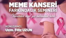 TSHD Meme Kanseri Farkındalık Semineri düzenliyor