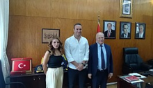 Zorlu Töre, iş insanı Metin Licis’i kabul ederek görüştü