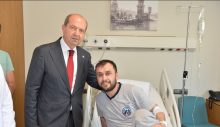 Tatar, patlamada yaralanan maden işçilerini ziyaret etti