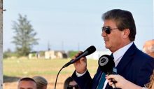 Başbakan Üstel, kırsal kesim arsalarındaki asfalt döküm açılış törenine katıldı