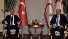 Ersin Tatar, TC Cumhurbaşkanı Yardımcısı Fuat Oktay’ı kabul etti