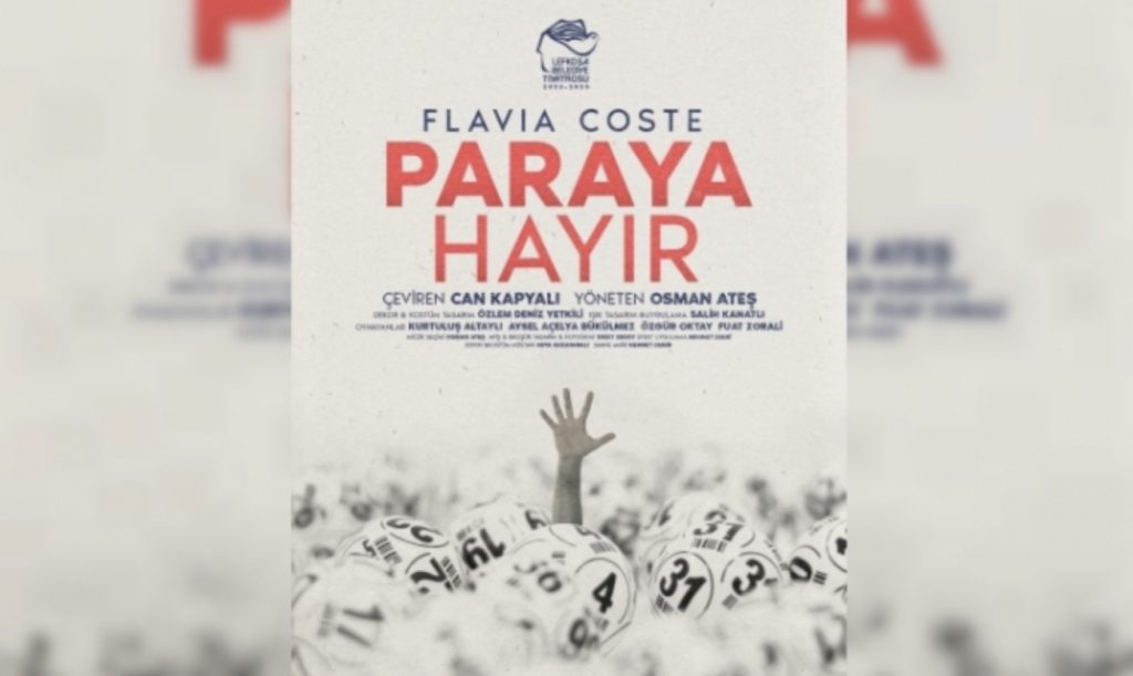 LBT “Paraya Hayır” oyunuyla çarşamba akşamı perdelerini açıyor
