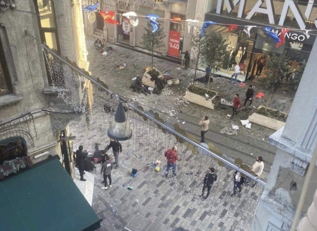 İstiklal Caddesi’nde patlama: 4 ölü, 38 yaralı