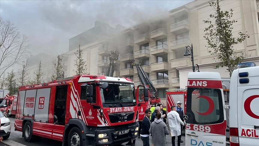 Çırağan Sarayı’nın otel bölümünde yangın çıktı