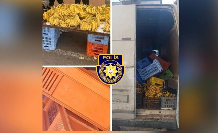 Muzları ülkeye kaçak getirdi, pazarda sattığı sırada yakalandı