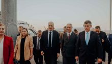 AK Parti ve Yeni Azerbaycan Partisi heyetleri dün gece KKTC’ye geldi